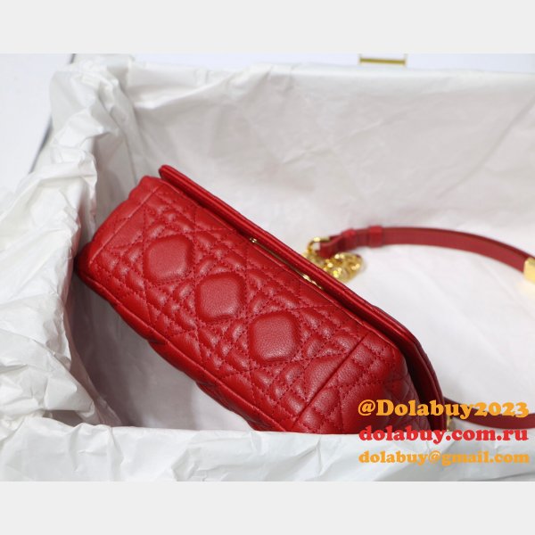 Knockoff Dior Caro High Quality Red Bag