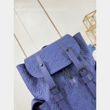 Christopher Fashion 7 Star Louis Vuitton Taurillon Monogram Men M11688 Blue