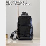 M41719 Louis Vuitton Avenue Sling Fake Bag Damier Graphite Canvas