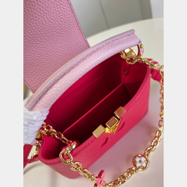 Perfect Fake Louis Vuitton Capucines Red M20845 UK Shop