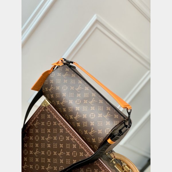 Soft Polochon Louis Vuitton Replica M46691 Monogram Macassar Canvas