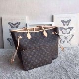 Best Louis Vuitton Wholesale Neverfull Monogram MM  APRICOT M50366 Bag