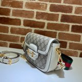 Gucci Replicas Horsebit 1955 mini bag white