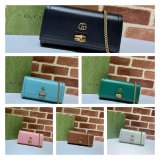 Gucci AAA+ 658243 Diana chain wallet Replica leather Fashion