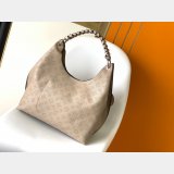 LOUIS VUITTON MAHINA M53188 HANDBAGS grey/pink/black