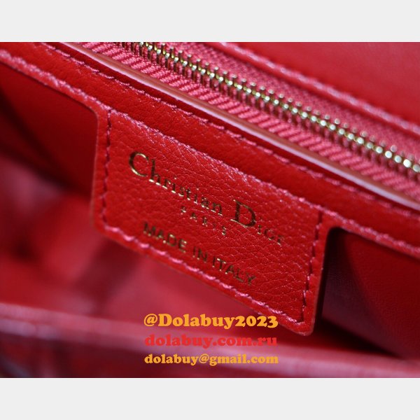 Knockoff Dior Caro High Quality Red Bag