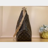 Delightful Louis Vuitton Replica Monogram Coated Canvas Hobo M40354 Bag