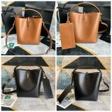 Le 37 In Shiny Leather Hobo Buckets 742828 Replica Saint Laurent Bag