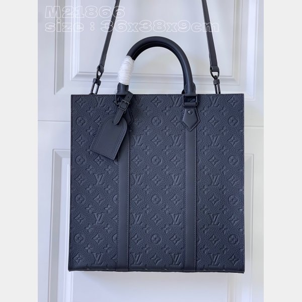 Sac Replica Plat M21866 NV Monogram Taurillon Fake Louis Vuitton Bags