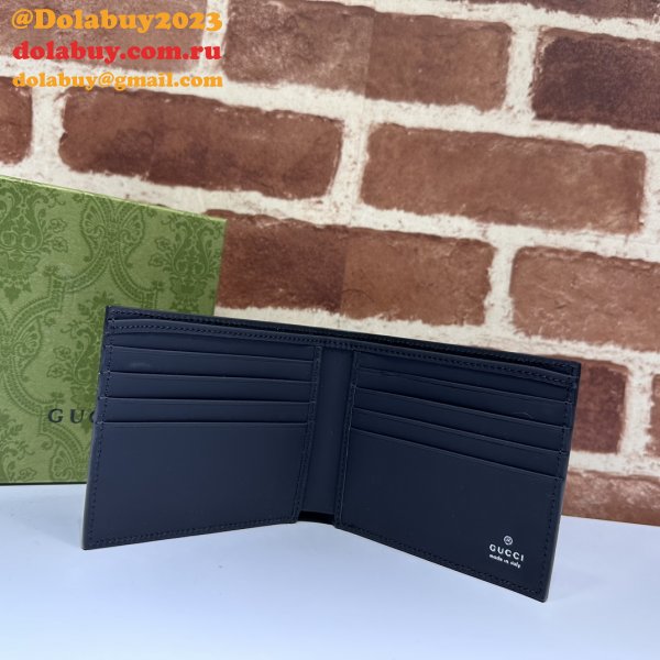 Fake GG Rubber-effect Bi-fold Wallet 771309 & 771311 Designer