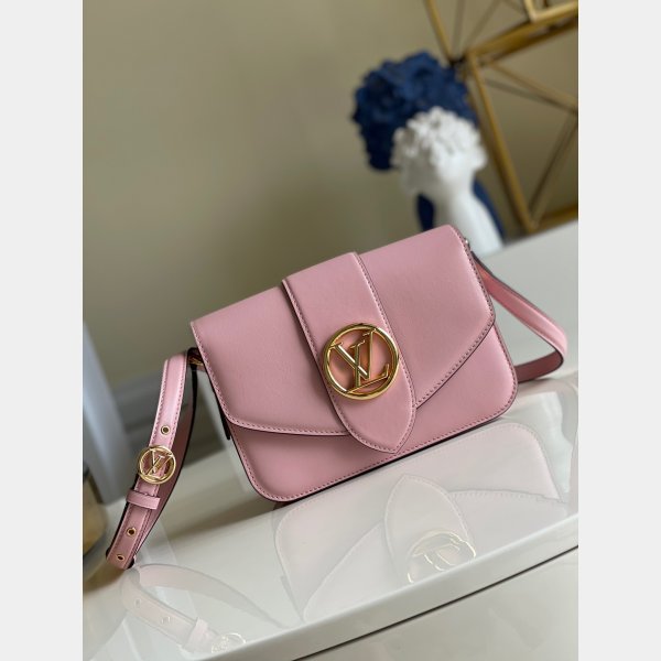 Louis Vuitton Replica Pont 9 Luxury M55948 Pink Leather