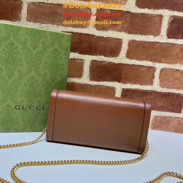 Gucci AAA+ 658243 Diana chain wallet Replica leather Fashion