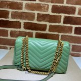 7 Star Gucci AAA Replica 443497 GG Marmont shoulder bag