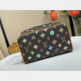 Louis Vuitton Designer Locker Dopp Kit Monogram Craggy Men M47069 Tyler Bag