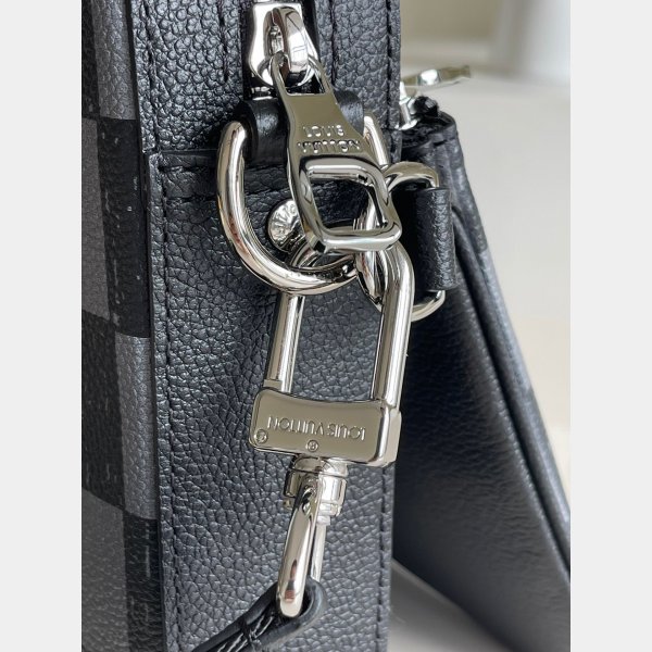 Best High Quality Replica LV Trio Messenger Other Leathers N80401 Black Bags