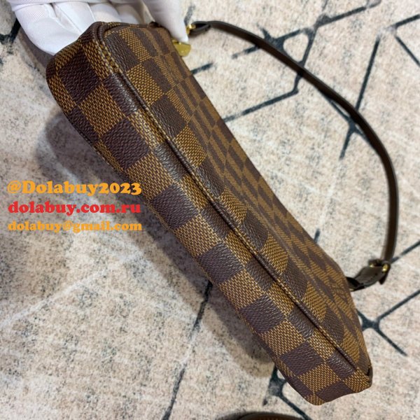 Luxury Auth Louis Vuitton Damier Pochette Accessoires M41206