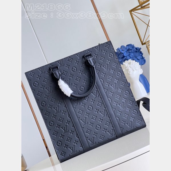 Sac Replica Plat M21866 NV Monogram Taurillon Fake Louis Vuitton Bags