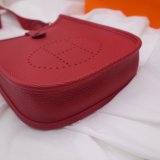 Replica Hermes Mini Evelyne TPM Bag Red