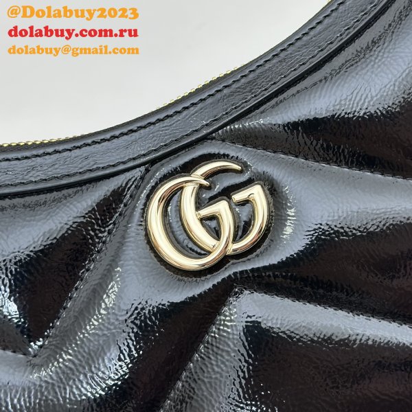 Luxury GG Marmont Gucci 777263 Knockoff Shoulder Black Bag