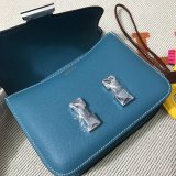 Hermes Constance Bag 18cm Epsom Leather Blue