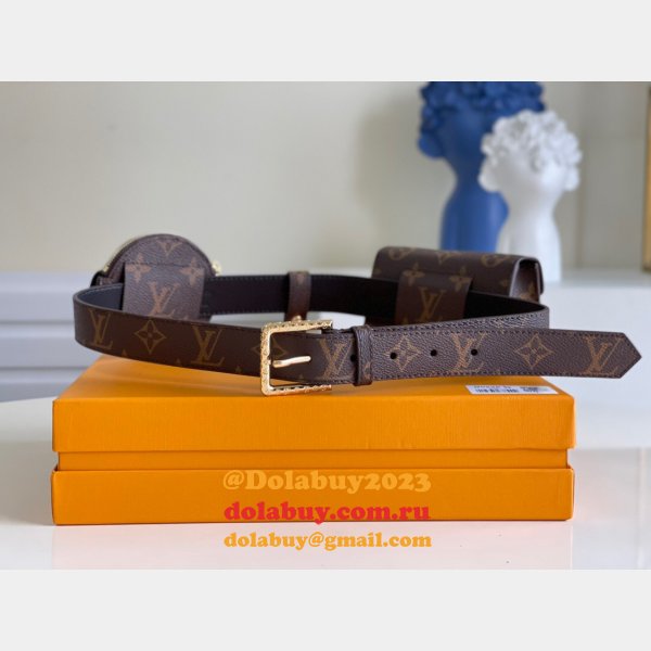 Louis Vuitton Replica M0236W/M0235W Daily Multi Pocket 30mm Belt Monogram