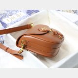 Replica Luxury Dior Bobby Bag Brown Box Calfskin