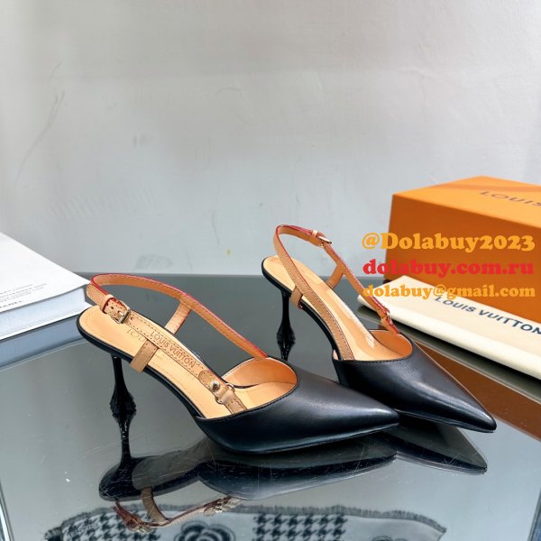 Louis Vuitton 1:1 Mirror Blossom Slingback Pump Shoes