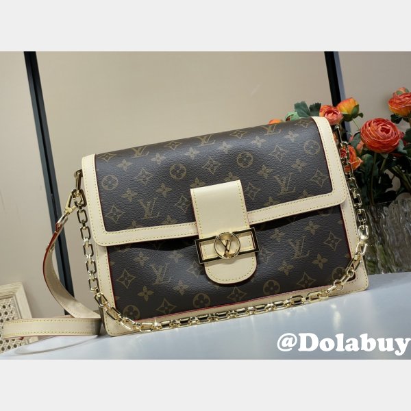 Luxury Dauphine Soft GM Monogram M47149 Louis Vuitton Replica Bag