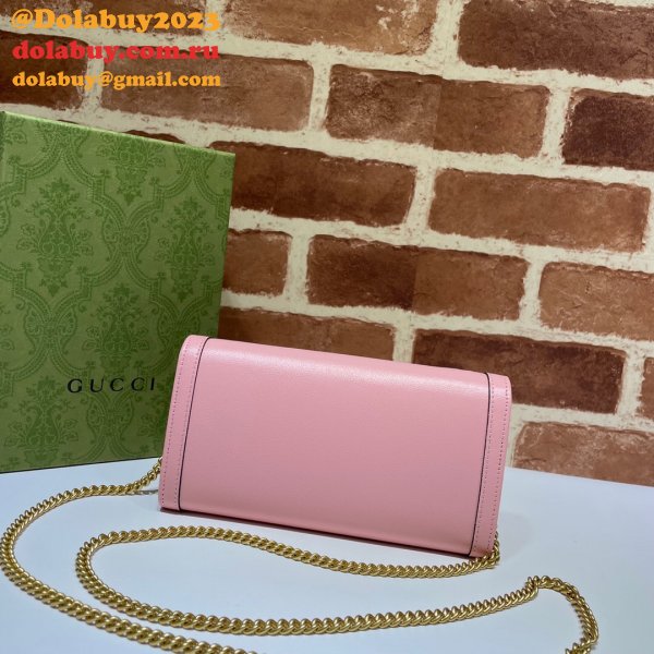 Gucci AAA+ 658243 Diana chain wallet Replica leather Fashion