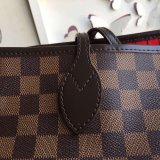 Replica Louis Vuitton Wholesale Neverfull MM Damier Ebene N41358 Brown