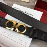 Ferragamo Belts Perfect High Quality Replica 35 mm Black