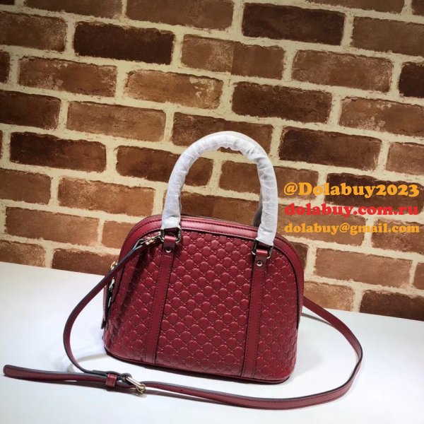 Top Quality Gucci Replicas 449654 microguccissima bag leather