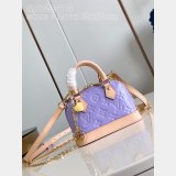 Inspired Dolabuy Nano Alma Louis Vuitton M82974 AAA+ Glossy Lilac Bag