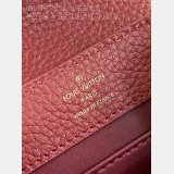 Capucines 1:1 Mirror M25128 Purple-Red Louis Vuitton Fake Handbag