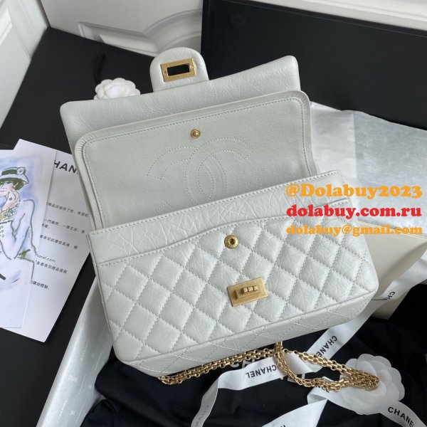 Best CC 2.55 Top original Flap Reissue Milky white Bag