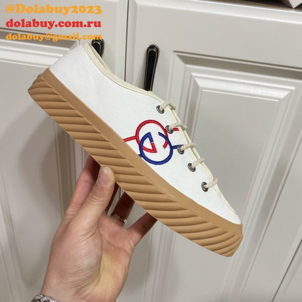 Gucci Shoes Replica Double G Canvas 1:1 Mirror High-Quality