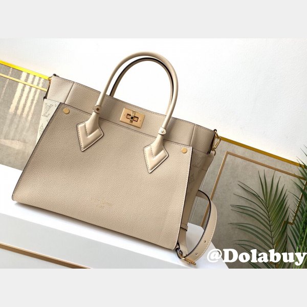 Louis Vuitton Best M55802 On My Side High End Leathers in Greige Beige