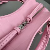 High Quality Balenciaga cuag pink crocodile bag