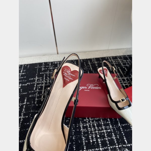 Roger Vivier Wholesale Slingback Heels Designer Knockoff Shoes