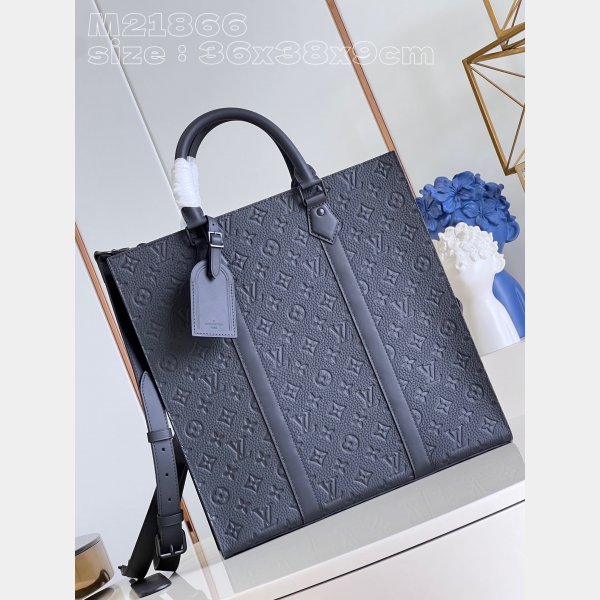 Sac Replica Plat M21866 NV Monogram Taurillon Fake Louis Vuitton Bags