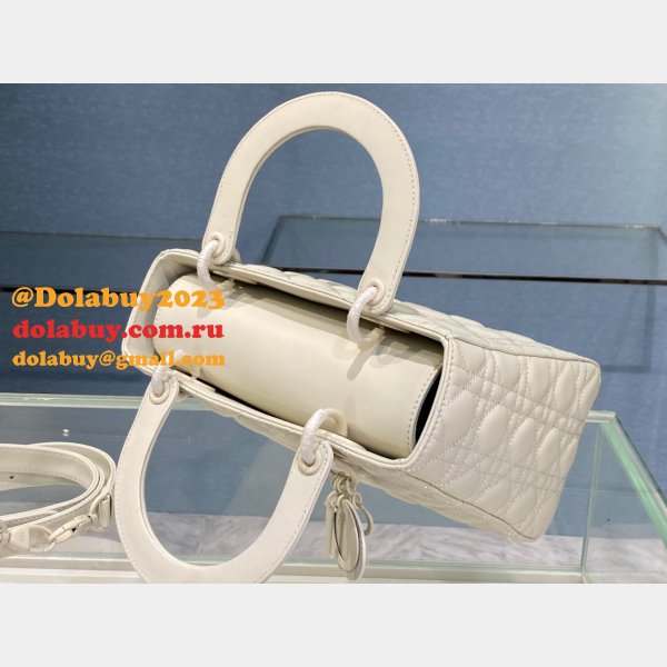 Replica Christian Dior Knockoff Lady Dior 24cm Purses