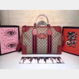 Top Quality 459311 GUCCI Shoulder Hand Boston Brown Red Bag