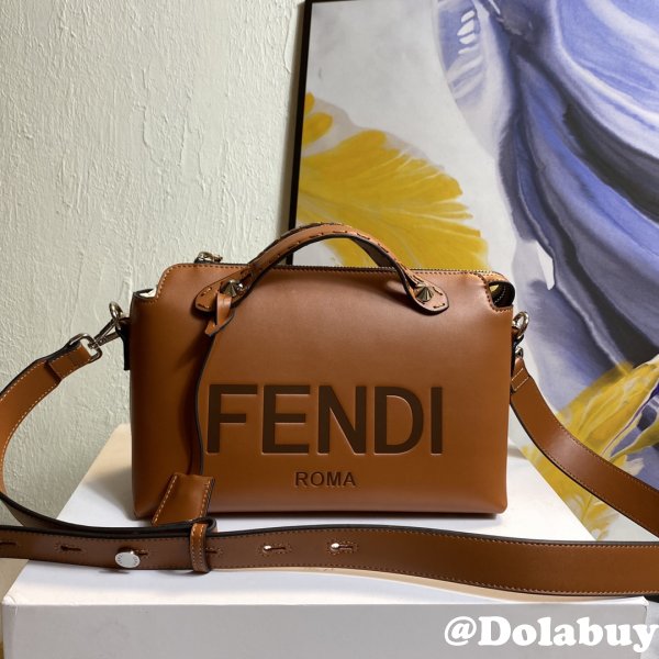 REPLICA AAA FENDI 660100 Camel BAG BY THE WAY