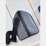 Louis Vuitton Replicas Top Quality M11481 Keepall Bandouliere Men Bag