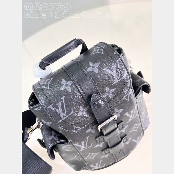 Designer Nano Christopher Replica Louis Vuitton Black M82769 Bag