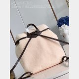 Backpacks Other Leathers M23384 LV SKI Replica Louis Vuitton Cream Bag