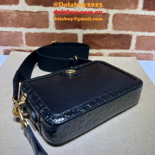 Gucci Buy Knockoff Messengers Python Shoulder Bag 710861 Double G