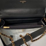 Best Top Wallet On Chain 1:1 Mirror AP4062 Black Replica Bag