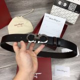 Replica Designer Salvatore Ferragamo 35 mm Black Belts