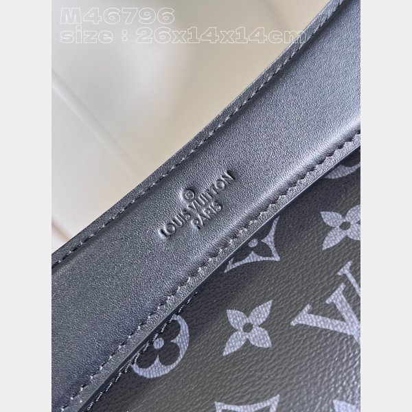 Soft Polochon M46796 Monogram Eclipse Replicas Louis Vuitton Bag